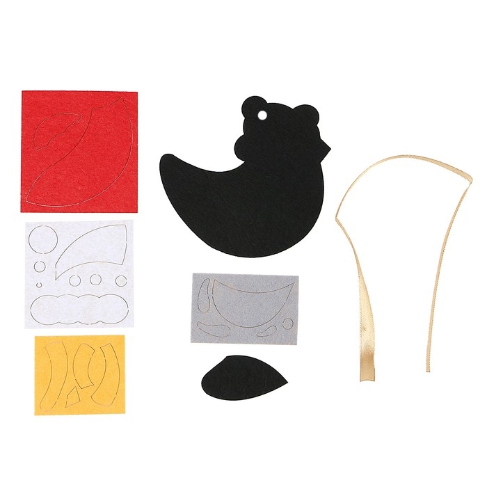 Ёлочная подвеска из фетра своими руками своими руками на новый год «Снегирь», новогодний набор для творчества Ёлочная подвеска из фетра своими руками своими руками на новый год «Снегирь», новогодний набор для творчества