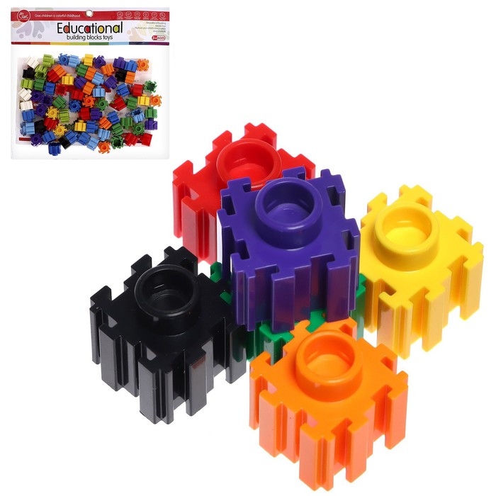 Конструктор обучающий «Объёмный пазл», 75 деталей Конструктор обучающий «Объёмный пазл», 75 деталей