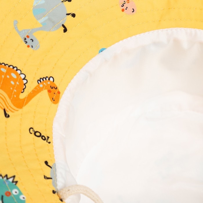Панама детская MINAKU Панама детская MINAKU "Дино", цв, желтый, р-р 54