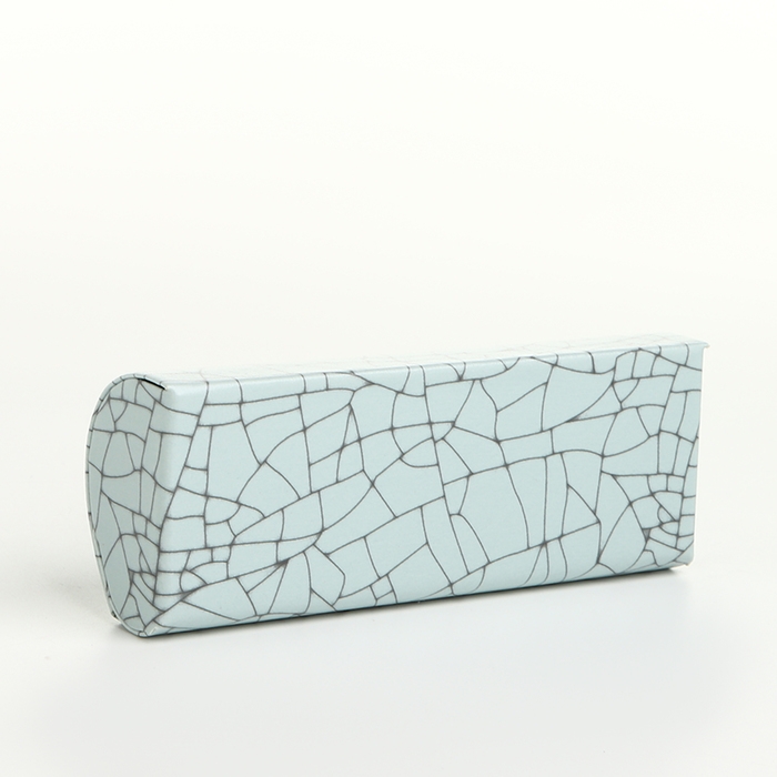 Футляр для очков на хлопушке, длина 15,5 см, цвет бирюзовый Футляр для очков на хлопушке, длина 15,5 см, цвет бирюзовый