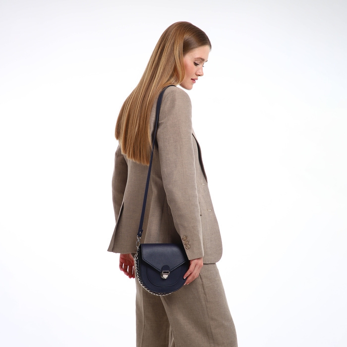 Сумка женская TEXTURA, мессенджер, маленький размер, цвет синий Сумка женская TEXTURA, мессенджер, маленький размер, цвет синий