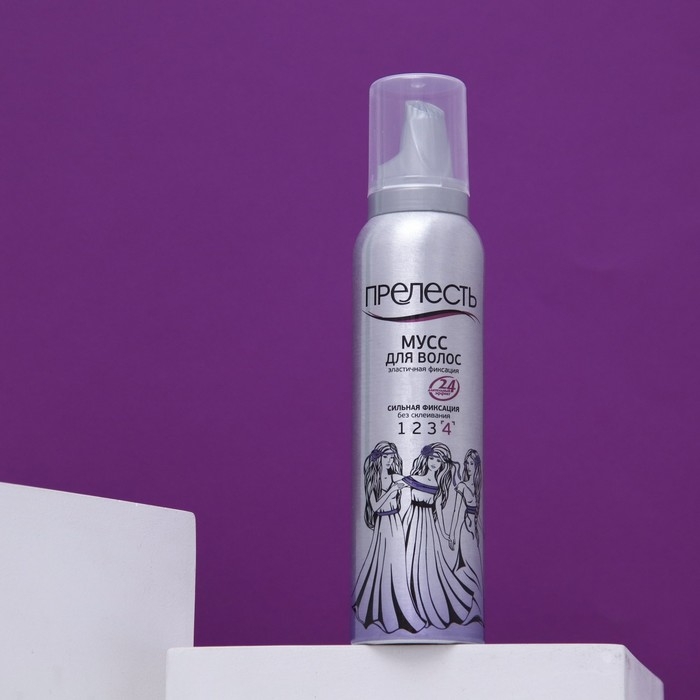 Мусс для волос Прелесть cильная фиксация, 160 мл Мусс для волос Прелесть cильная фиксация, 160 мл