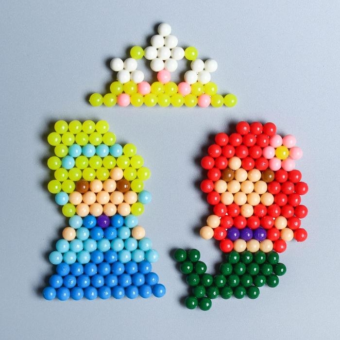 Аквамозаика «Принцессы: Ариэль и Золушка», 3 фигурки, 300 шариков Аквамозаика «Принцессы: Ариэль и Золушка», 3 фигурки, 300 шариков