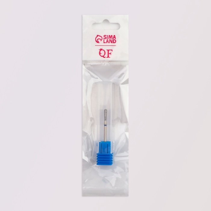 Фреза алмазная для маникюра «Конус», средняя зернистость, 2,5 × 10 мм, в пластиковом футляре Фреза алмазная для маникюра «Конус», средняя зернистость, 2,5 × 10 мм, в пластиковом футляре