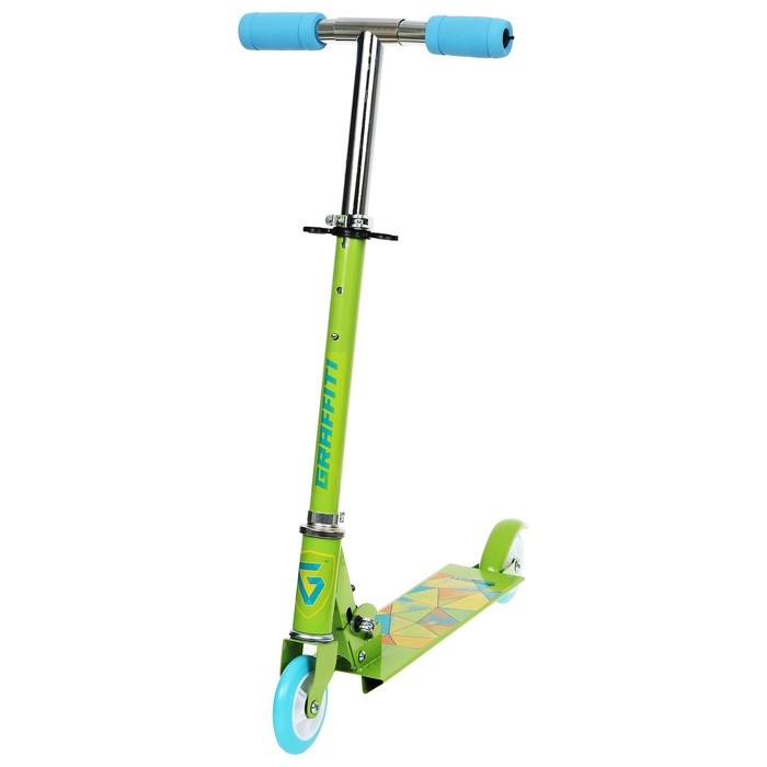 Самокат GRAFFITI «Геометрия», складной, колёса PVC 100 мм