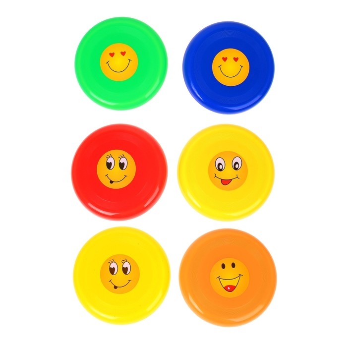 Летающая тарелка «Смайл», виды МИКС Летающая тарелка «Смайл», виды МИКС