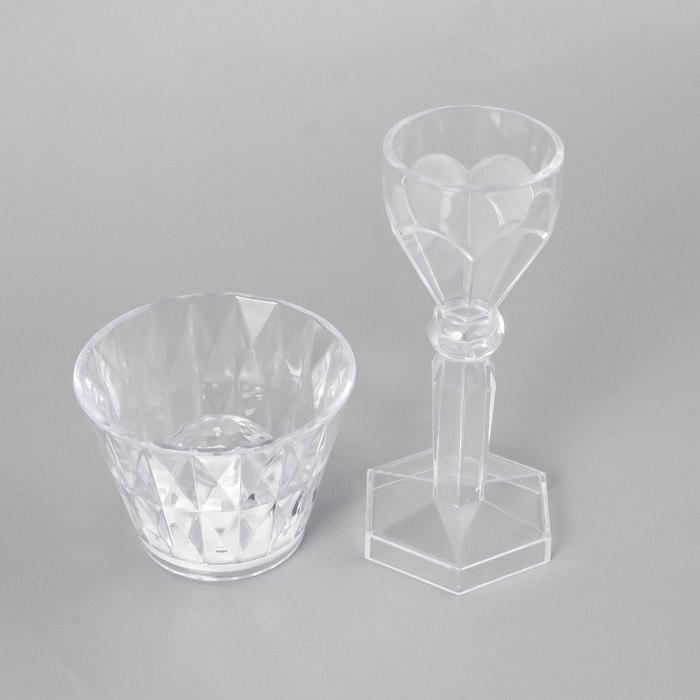 Ночник Ночник "Призма" LED от батареек LR1130 прозрачный 6,8х6,8х12 см