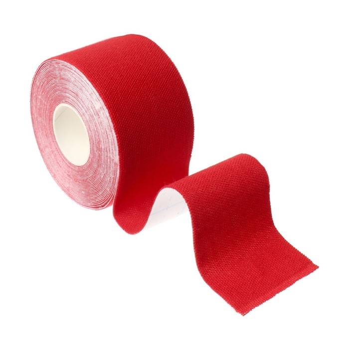 Кинезио - тейп, 3,8 см × 5 м, цвет красный Кинезио - тейп, 3,8 см × 5 м, цвет красный