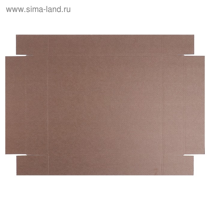 Коробка сборная без печати крышка-дно бурая без окна 37 х 32 х 7 см Коробка сборная без печати крышка-дно бурая без окна 37 х 32 х 7 см