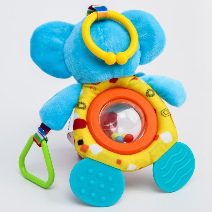 Подвеска - погремушка «Тигр», с прорезывателем, на кроватку, коляску, Крошка Я Подвеска - погремушка «Тигр», с прорезывателем, на кроватку, коляску, Крошка Я