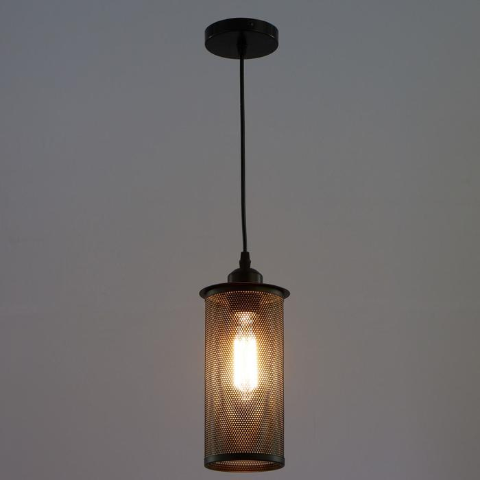 Светильник BayerLux 1957/1 E27 40Вт черный 10х10х29-122 см