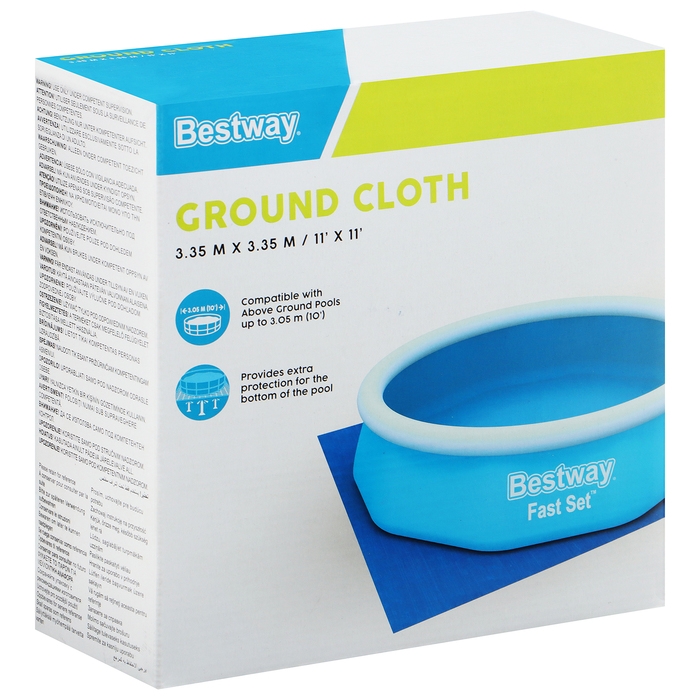 Подстилка для круглых бассейнов, 335 х 335 см, 58001 Bestway Подстилка для круглых бассейнов, 335 х 335 см, 58001 Bestway