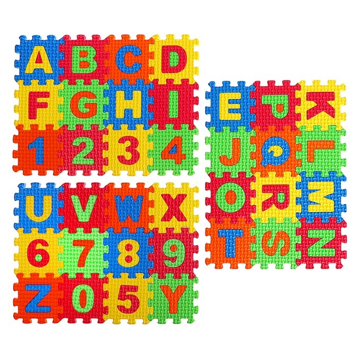 Коврик-пазл «Английский алфавит» Коврик-пазл «Английский алфавит»