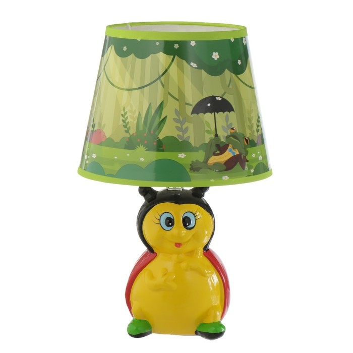 Настольная лампа  Настольная лампа "Божья Коровка" Е14 15Вт 20х20х32 см RISALUX