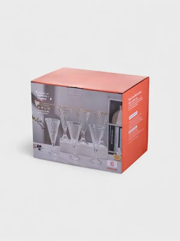 Набор бокалов для шампанского Набор бокалов для шампанского "Веллис" 6 шт
