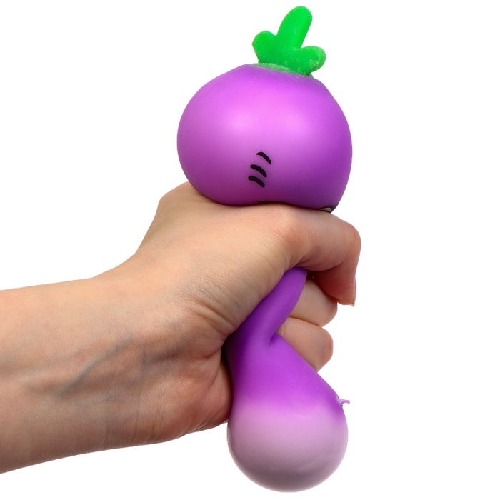 Антистресс игрушка - мялка «Морковки», с пастой, набор 4 шт, цвета МИКС Антистресс игрушка - мялка «Морковки», с пастой, набор 4 шт, цвета МИКС