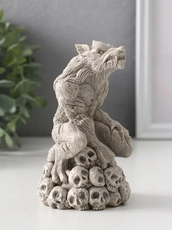 Фигура «Оборотень», 12×7.5×7.5 см, серая Фигура «Оборотень», 12×7.5×7.5 см, серая