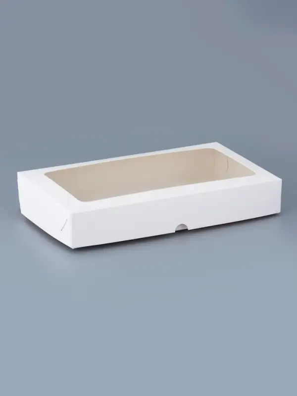 Коробка складная под белая, 26 х 15 х 4 см