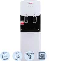 Кулер для воды AEL LD-AEL-85C white/black  нагрев/электронное охл, шкаф