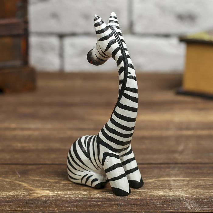 Сувенир дерево  Сувенир дерево "Стеснительная зебра" 13х5,5х3,5 см