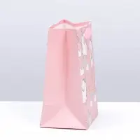 Пакет подарочный, упаковка, &laquo;Единорожки и радуга&raquo;, 20 х 16 х 8 см