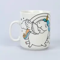Кружка керамика под роспись акрилом "Единорог" (без краски)
