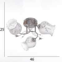 Люстра "Дикс" 3х40Вт Е27 Хром МОДЕЛЬ: 2612366