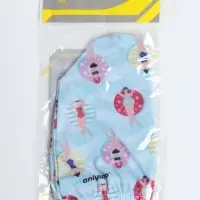 Шапочка для плавания детская ONLYTOP CAKE, тканевая, обхват 46-50 см