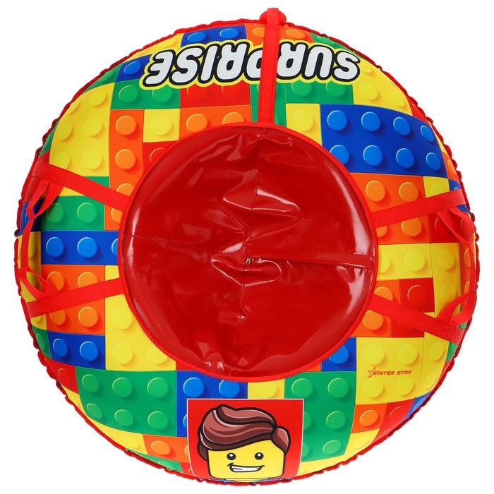 Тюбинг-ватрушка Winter Star «Кубики», диаметр чехла 100 см Тюбинг-ватрушка Winter Star «Кубики», диаметр чехла 100 см