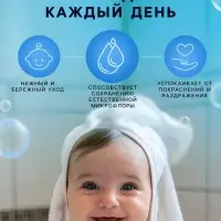 Пенка для купания 2в1 детская LULU с пантенолом, без парабенов, без силиконов, 250 мл