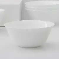 Салатники Luminarc Trianon, 1 л, d=18 см, набор 6 шт., стеклокерамика, белые