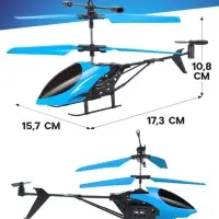 Вертолёт радиоуправляемый &laquo;Крутой вираж&raquo;, цвет голубой