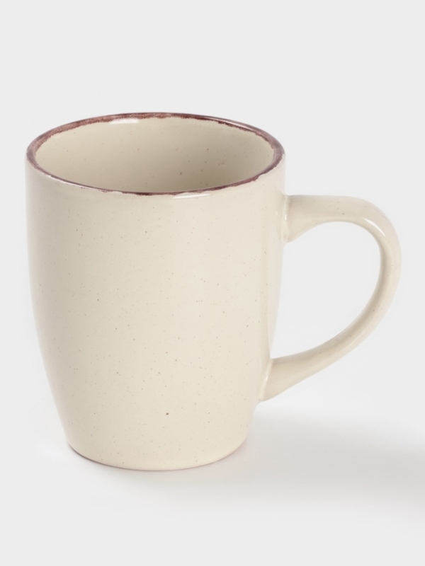 Кружка Доляна Кружка Доляна "Альпийский крем" 340мл 13х8,5х10,5, цвет белый