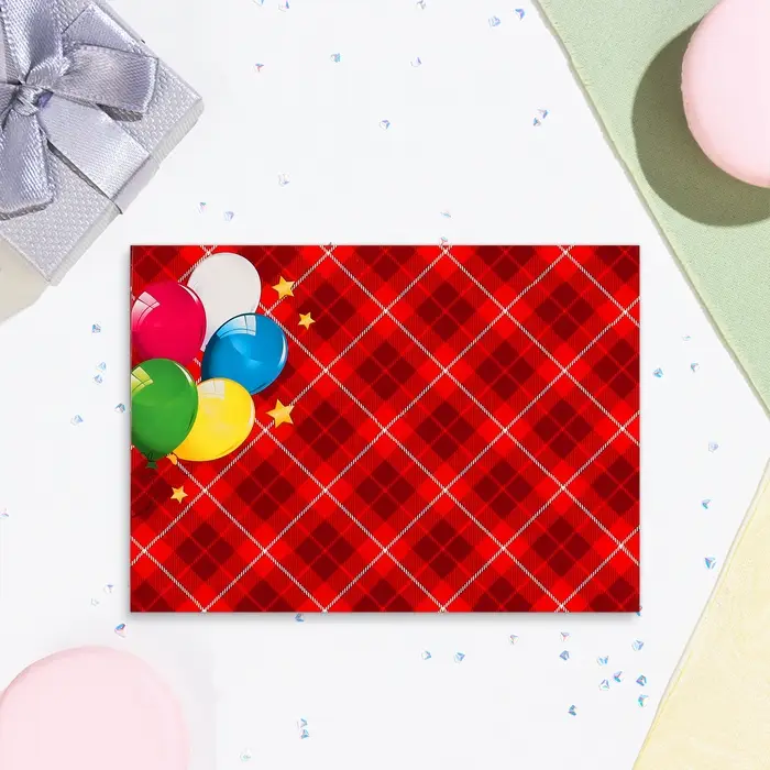 Диплом Диплом "Выпускнику Детского Сада!" канцелярия на красном фоне, картон, 22х16,5 см