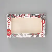 Коробка подарочная новогодняя, складная 20&times;12&times;4 см &laquo;С Новым годом!&raquo;