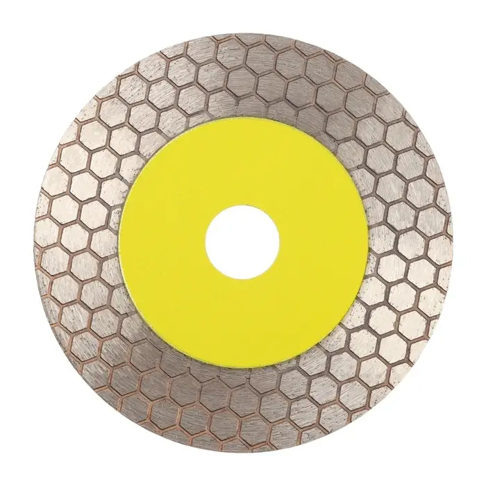 Диск алмазный для резки и шлифовки ТУНДРА, для запилов под 45 градусов, сплошной, 125 мм