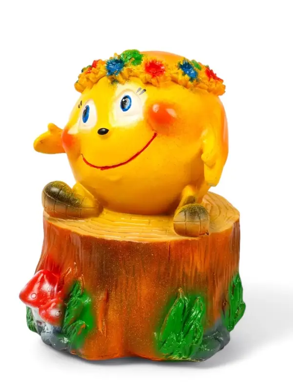 Садовая фигура из гипса &laquo;Кругляш с венком&raquo;, 45&times;35&times;35 см
