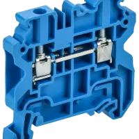 ARMAFIX Колодка клеммная CY4BU винтовая 4мм2 проходная синяя Ex IEK