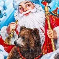 Подарочная новогодняя коробка &laquo;ЗИМНЯЯ СКАЗКА в красном&raquo; Чемоданчик средний 20&times;12&times;19 см