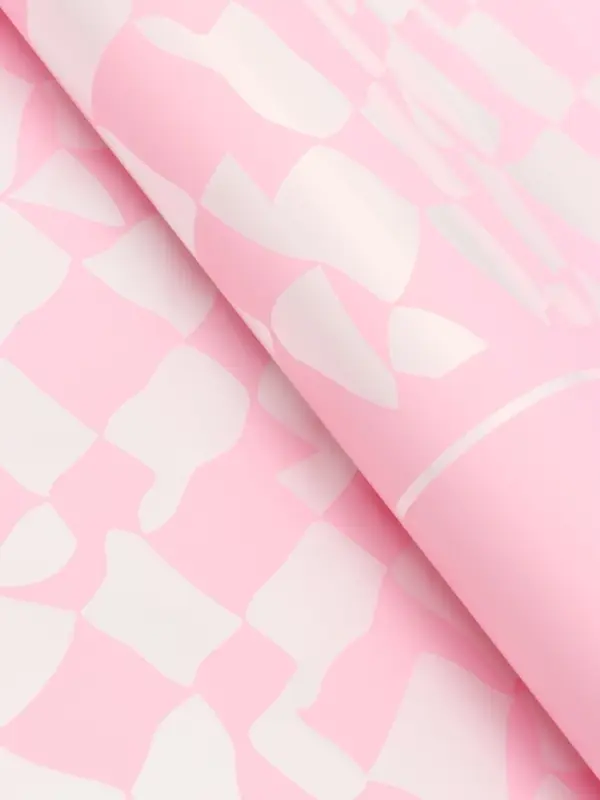 Пленка для цветов, розовая, 57х57 см