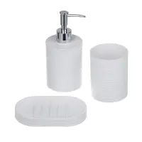 Мыльница тм VETTA Тренто, пластик, PP, белый, 14,5x8,8x2см