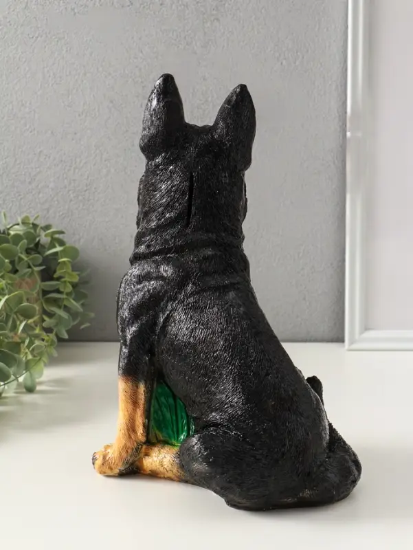 Копилка для денег &laquo;Овчарка средняя&raquo;, гипс, 32&times;23&times;16 см