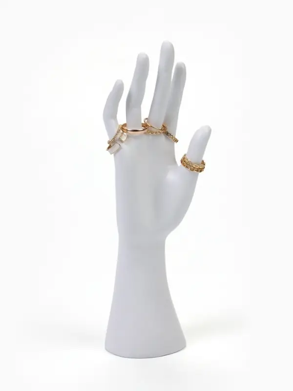Подставка для украшений QF &laquo;Рука&raquo; 7.5&times;6&times;24, белая