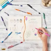 Ручка гелевая BIC Gel-Ocity Stic, узел 0.5 мм, чёрная