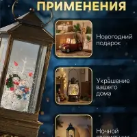 Светодиодная фигура &laquo;Семья снеговиков&raquo; 10&times;27&times;10 см, пластик, от батареек ААх3, свечение тёплое белое