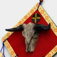 Ловец снов &laquo;Череп буйвола&raquo;, 20&times;4&times;35 см, МИКС