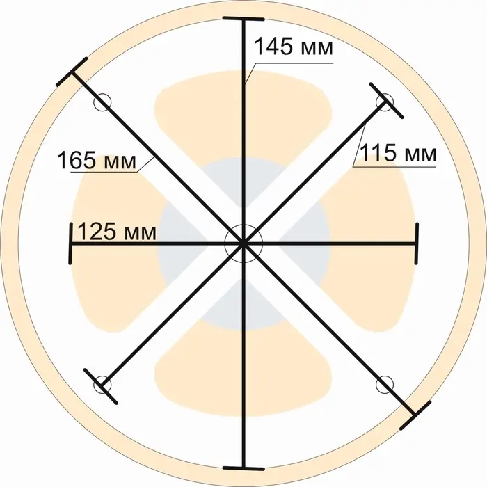 Вентиляционный клапан, d=125 м, деревянный, &laquo;Добропаровъ&raquo;