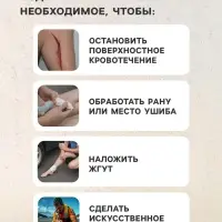 Автомобильная аптечка первой помощи №1 &laquo;Мицар&raquo;, дорожная, футляр мини