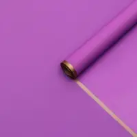 Пленка для цветов &laquo;Бронзовая полоса&raquo;, лавандовый, 58 см &times; 10 м (&plusmn; 1 см)