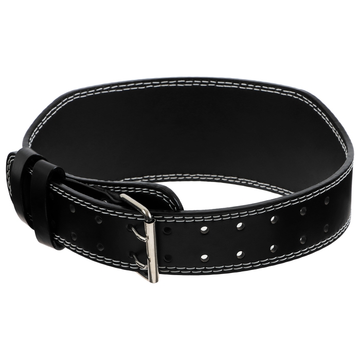 Пояс для тяжёлой атлетики ONLYTOP 100 см, искусственная кожа, цвет чёрный Пояс для тяжёлой атлетики ONLYTOP 100 см, искусственная кожа, цвет чёрный